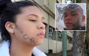 شکنجه دوست دختر سابق با خالکوبی