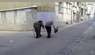 این پیرزن ایرانی از دیوار راست بالا می‌رود+ ویدئو باورنکردنی