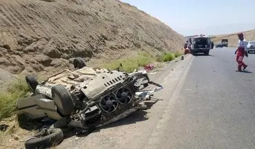 واژگونی خودرو پژو در محور بروجرد- اراک یک کشته بر جای گذاشت