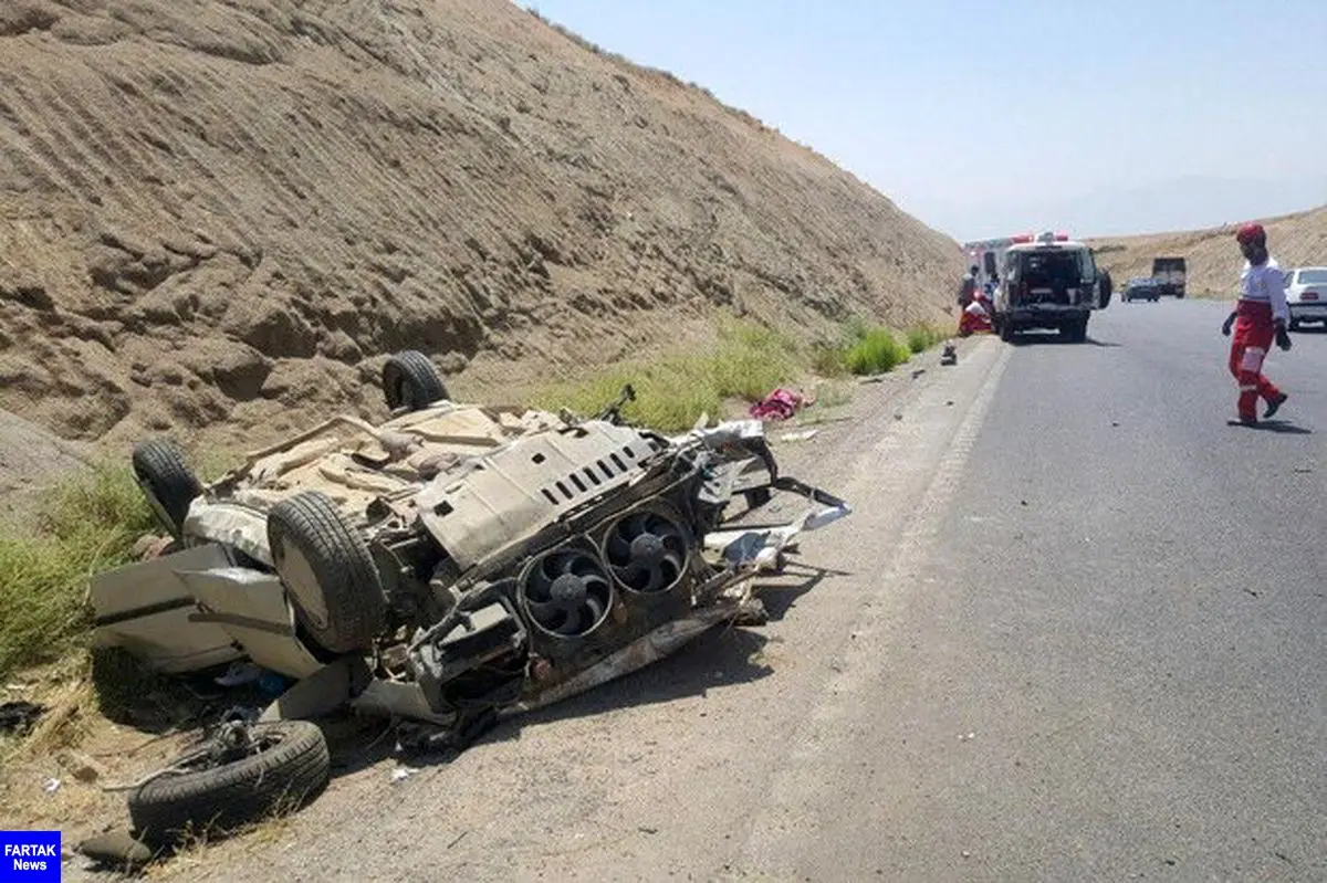 واژگونی خودرو پژو در محور بروجرد- اراک یک کشته بر جای گذاشت