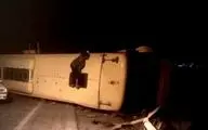 واژگونی اتوبوس در کرمان؛ ۲۲ مصدوم در مسیر بازگشت اتباع