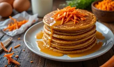 صبحانه دوست داشتنی و دلبر| پنکیک هویج