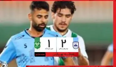 خلاصه بازی چادرملو 2 - خیبر 1 + ویدئو