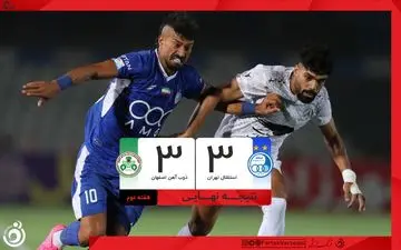 معجزه آخرین لحظات؛ استقلال با گل رضاییان از شکست گریخت/ جذاب و دراماتیک