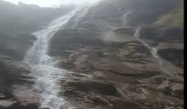 فیلمی از آبشار جذاب در روستای جواهرده 