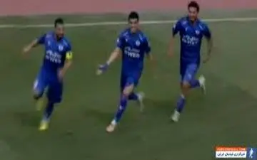 گل اول هوادار به تراکتور توسط معین عباسیان