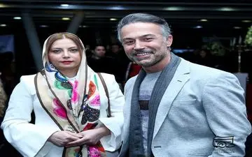 تیپ و ژست دانیال حکیمی به همراه همسرش در اکران حریم شخصی (عکس)