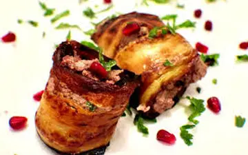 این غذای جذاب رو همه دوست دارن| بادریجانی رول بادمجان