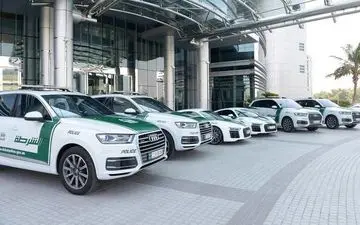 خودروهای گرانقیمت پلیس امارات‎