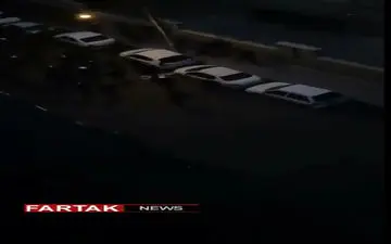 ویدئوی جدیدی از حمله اتوبوس  امروز تهران و کشته شدن سه مامور ناجا