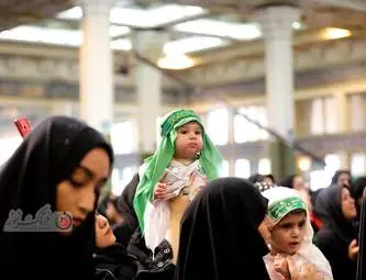  مراسم شیر خوارگان حسینی در مصلی تهران 