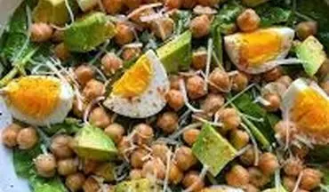 طرز تهیه  سالاد نخود| این سالاد خیلی مقویه!