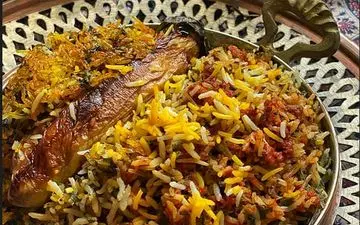 پلوی خوشمزه | طرز تهیه سبزی پلو دامغانی!