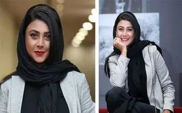 تیپ متفاوت آزاده صمدی در جشنواره فجر