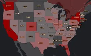 آخرین اخبار کرونا در آمریکا، تجمع بیش از ۱۰۰۰نفر ممنوع