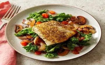 بیا اینجا یه خوراک دلبر رو بهت یاد بدم| آموزش  خوراک ماهی و قارچ !