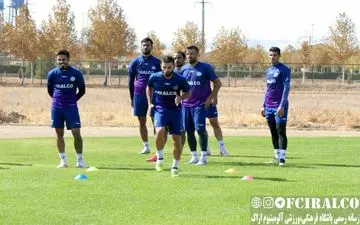 گزارش تصویری تمرینات تیم فوتبال آلومینیوم اراک