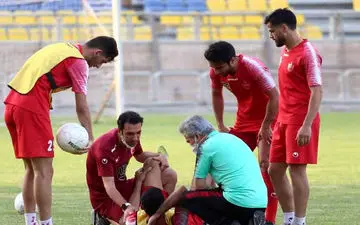 خبر بد برای پرسپولیس؛ محمد انصاری دوباره رباط صلیبی پاره کرد