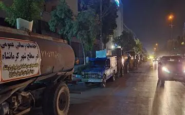 ‍ آغاز عملیات تنظیف، رفت و روب و شستشوی معابر شهری به صورت شبانه در کرمانشاه