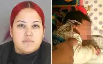 کودک آزاری عجیب مادر شیطان صفت! +فیلم 