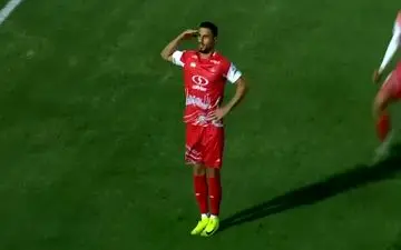 گل اول پرسپولیس به شمس آذر قزوین
