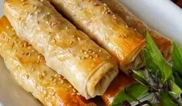 طرز تهیه بورک گل اسفناج| جذابه!