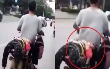 کار زشت پدر با دخترش به دلیل مدرسه نرفتن + عکس