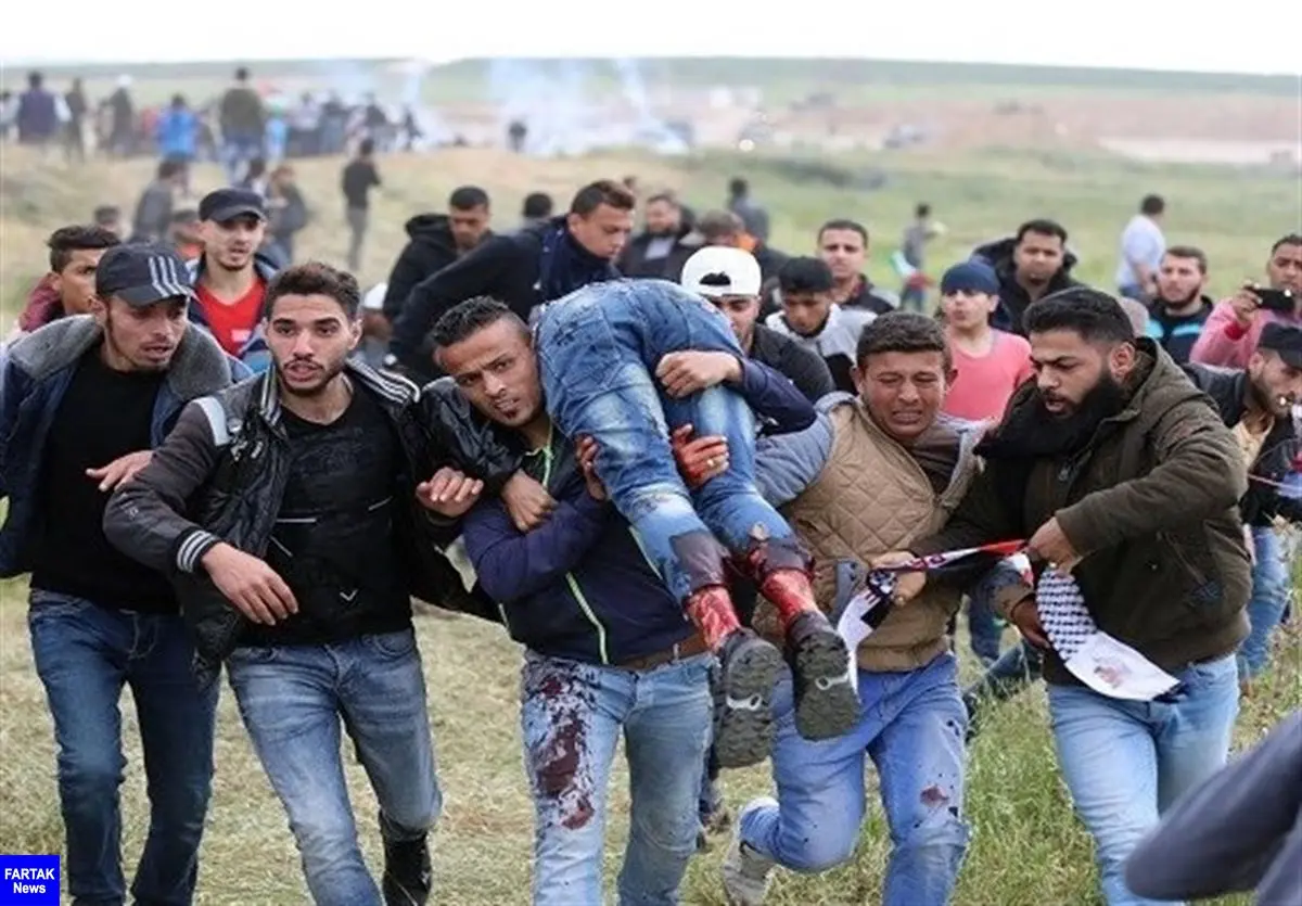 نوار غزه|افزایش آمار مجروحان راهپیمایی بازگشت به ۲۷ نفر