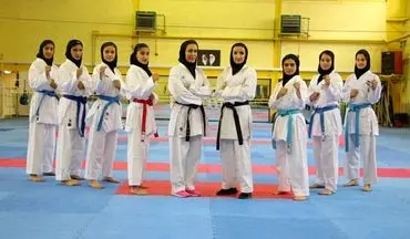  دختران کاراته ایران بر بام آسیا ایستادند