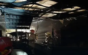 بانکی در غرب تهران دچار حریق شد! 