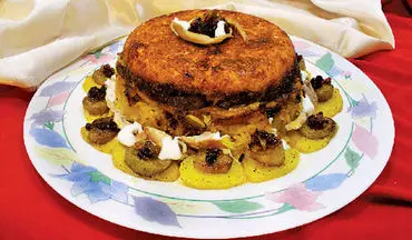 بادمجان پلو شیرازی خوشمزه و اصیل با دستور پخت ساده