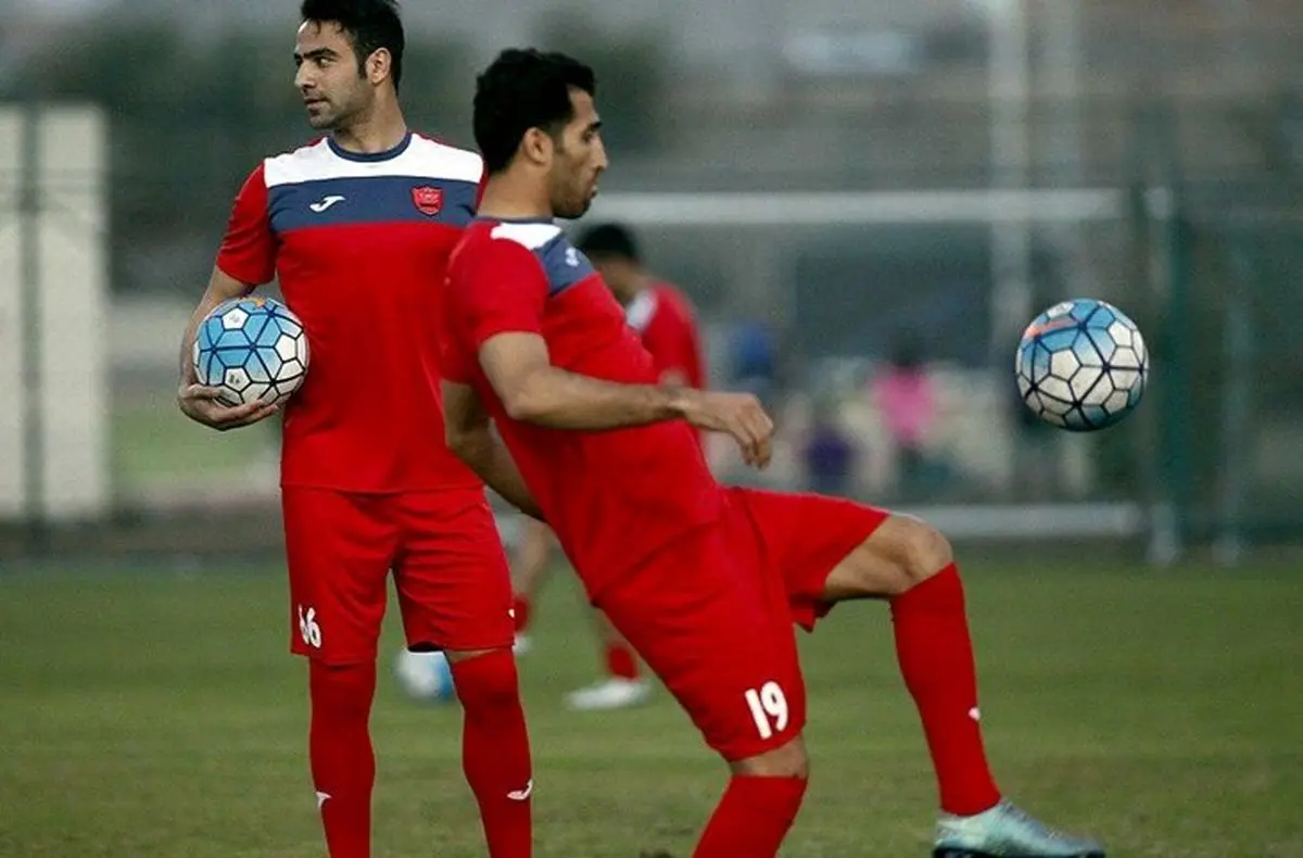 آ اس رمی ها تماشاگر تمرین پرسپولیس