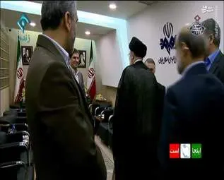 ورود رئیسی به سازمان صدا و سیما + تصاویر