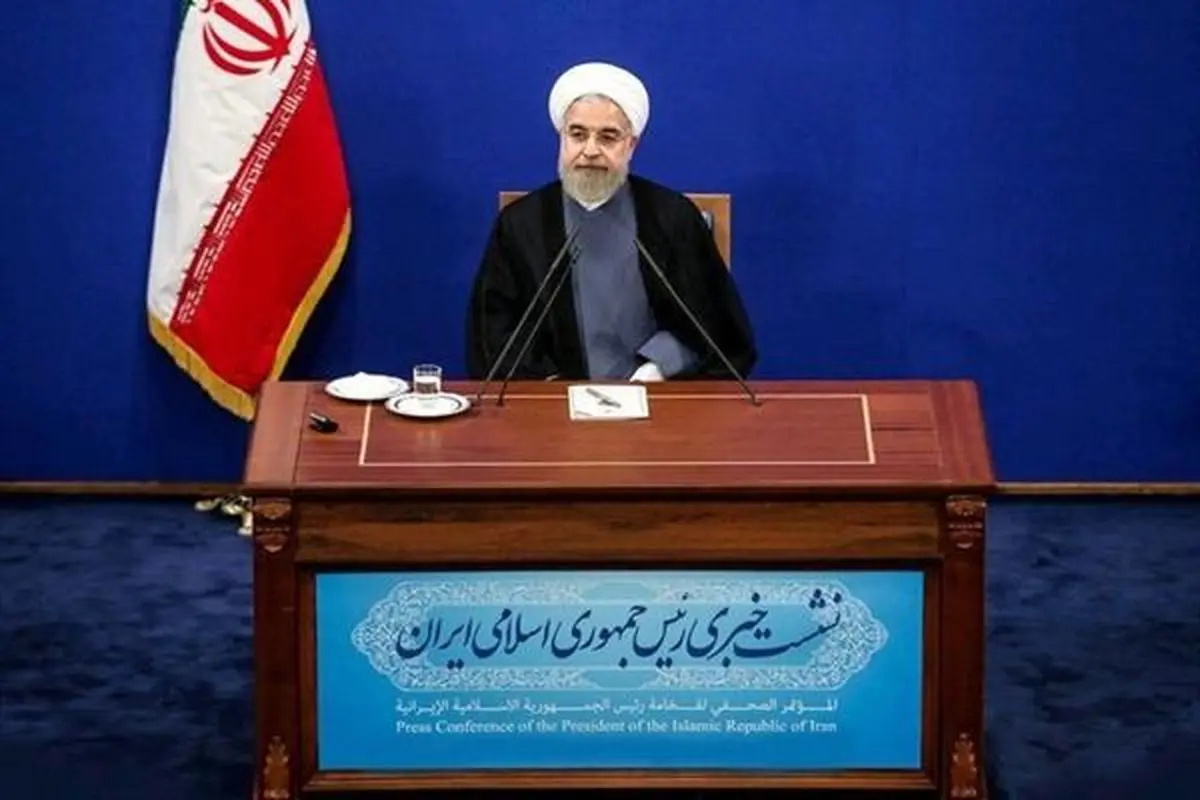 پوشش زنده کنفرانس خبری/ شروع تند روحانی با حمله به رقبا