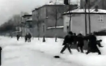 اولین تصاویری که از برف در سینما پخش شد