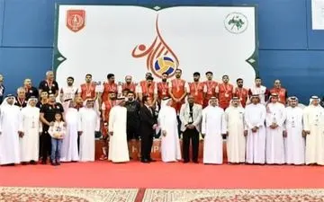  بحرین قهرمان والیبال کشورهای عربی شد 