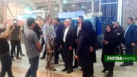مراسم افتتاحیه اولین نمایشگاه رونق تولید به روایت تصویر