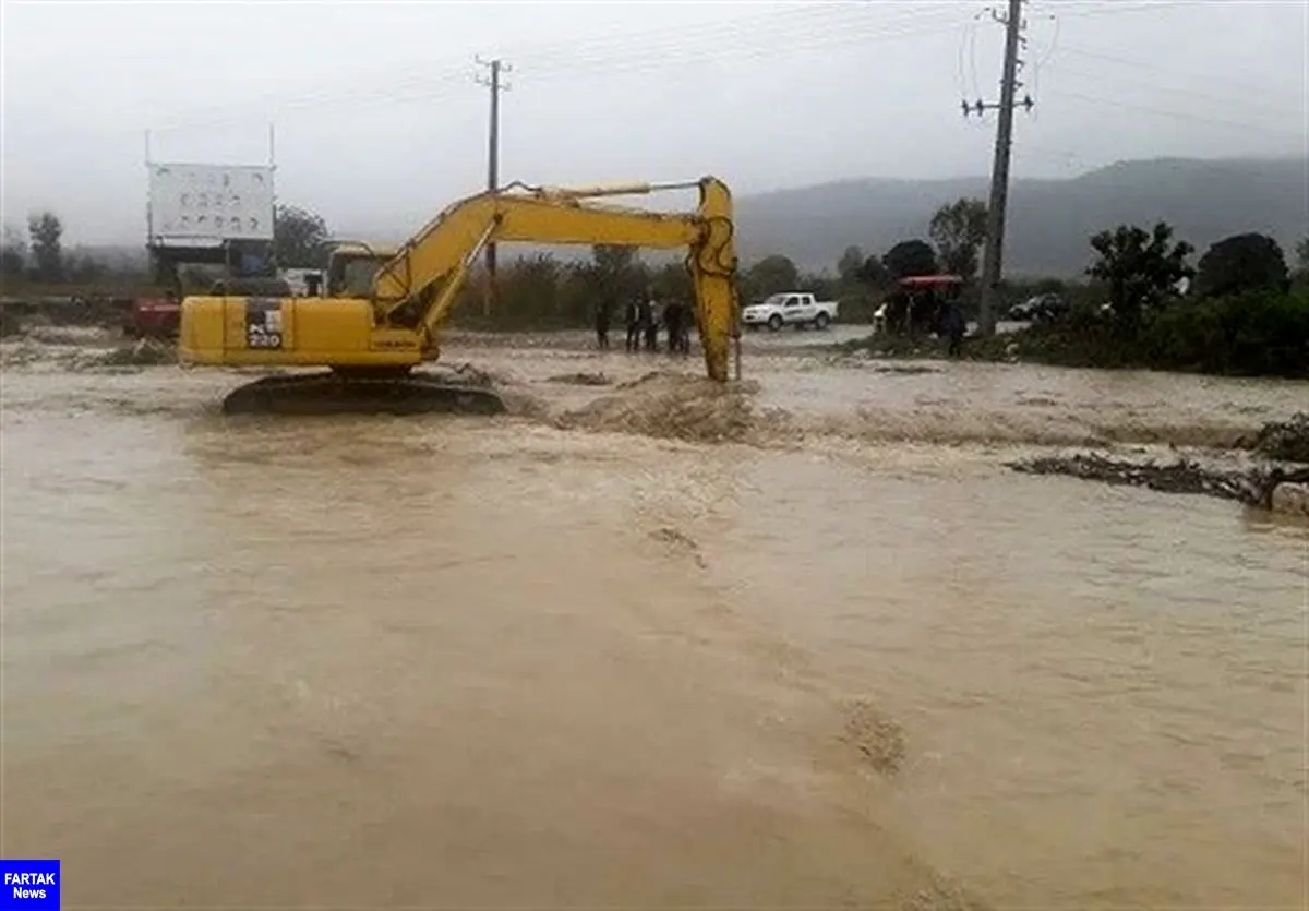 وقوع سیلاب در مرکز مازندران؛ مسدودی محورهای سوادکوه و فیروزکوه