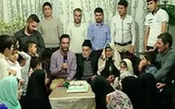 تولد پدربزرگ ۱۱۰ساله اراکی که خانواده‌اش ۶۶ عضو دارد!