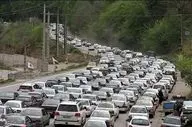 ترافیک شدید در جاده چالوس و آزادراه‌های منتهی به تهران