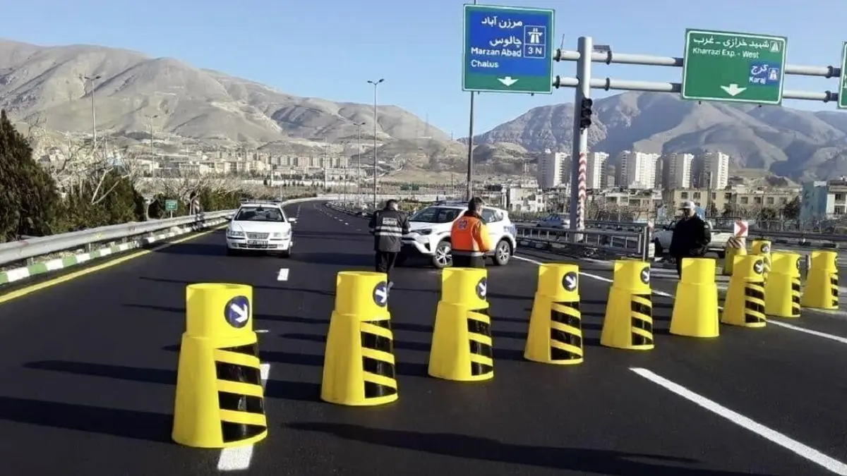 این جاده شمال فردا مسدود می‌شود