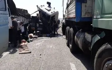 ۱۱ مصدوم و ۱ فوتی در حوادث رانندگی در اتوبان پیامبراعظم (ص)