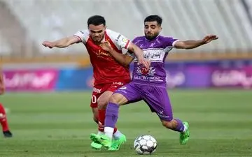 پیروزی یک نیمه‌ای پرسپولیس مقابل هوادار 
