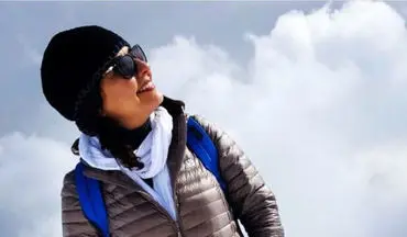 خوشگذرانی آناهیتا همتی در کوهستان