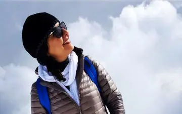 خوشگذرانی آناهیتا همتی در کوهستان