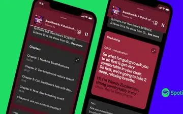 ویژگی نمایش خودکار متون مربوط به پادکست‌ها به اسپاتیفای اضافه می‌شود
