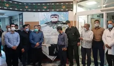 گزارش تصویری/اهدای خون اعضا بسیج اصناف استان کرمانشاه به مناسبت هفته دفاع مقدس و یابود سرهنگ پاسدار "کامران هزارخانی"