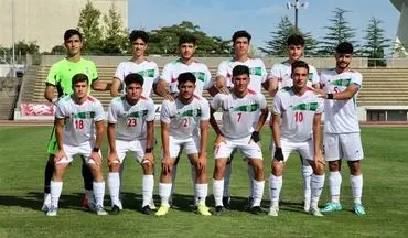 شکست فوتبالیست‌های نوجوان ایران مقابل ژاپن