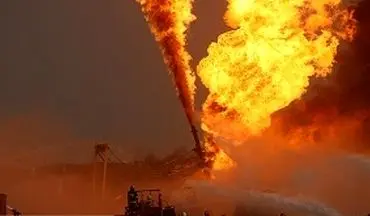 آتش‌سوزی چاه نفتی رگ سفید خاموش شد 