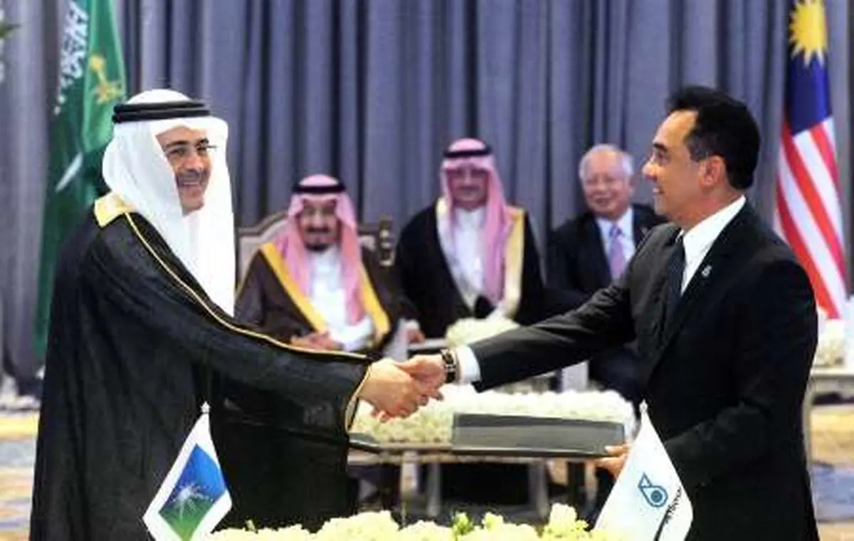 امضای قرارداد سرمایه گذاری 7 میلیارد دلاری عربستان در یک طرح نفتی – پتروشیمی مالزی